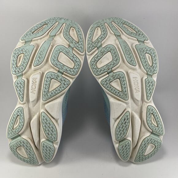 Hoka One One Bondi 8 Running Shoes Womens Size 9.5 B Airy Blue Purple Athletic - Picture 7 of 9